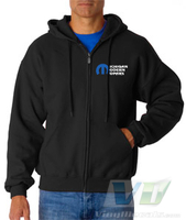 Michigan Modern Mopars Zip Hooded Sweatshirt