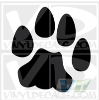 Animal Foot Print Decal Sticker 3