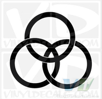 Trinity Symbol Decal Sticker