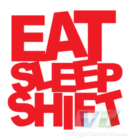 Eat Sleep Shift JDM Style Decal