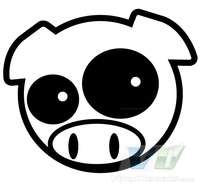 Piggy JDM style Decal