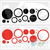 Circles 1 Set of 30 - Wall Art Vinyl Decals