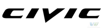 Honda Civic Logo Vinyl Decal