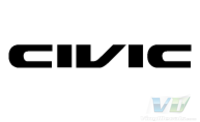 Honda Civic old Logo Vinyl Decal
