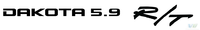 Dodge Dakota 5.9 R/T Vinyl Decal