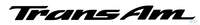 Trans AM Vinyl Decal
