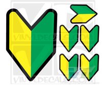 JDM Wakaba Beginner 6 pack Vinyl Decal Kit