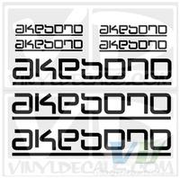 Akebono Brake Caliper Decal Set