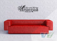 Faithfulness Vinyl Wall Decal