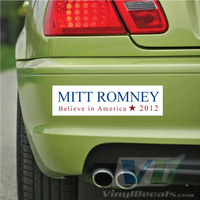 Mitt Romney for President White Bumper Sticker