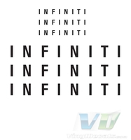 Infiniti Brake Caliper Decal Set