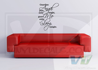 Guardian Angel Vinyl Wall Decal