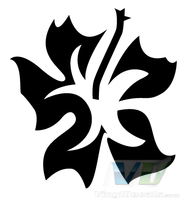Aloha Flower Decal Sticker