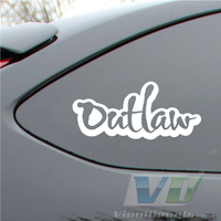 Outlaw Vinyl Decal Sticker
