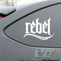 Rebel Vinyl Decal Sticker