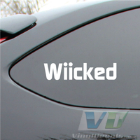 Wiicked Vinyl Decal Sticker
