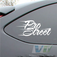 Pro Street Vinyl Decal Sticker