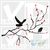 Cherry Branch with Birds Vinyl Wall Decal Sticker