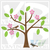 Pink Blossom Tree Wall Art Decal