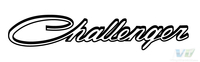 Dodge Challenger Text Decal