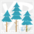 Alpine Pine Tree Wall Art Decal Sticker