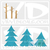 Alpine Pine Tree Wall Art Decal Sticker