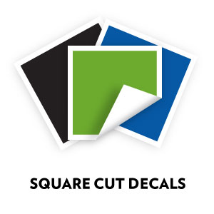Custom Square Cut Decals