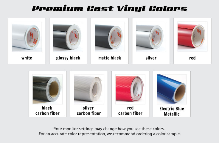 Vehicle Graphics Vinyl Color
