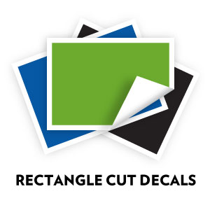 Custom Rectangle Cut Decals